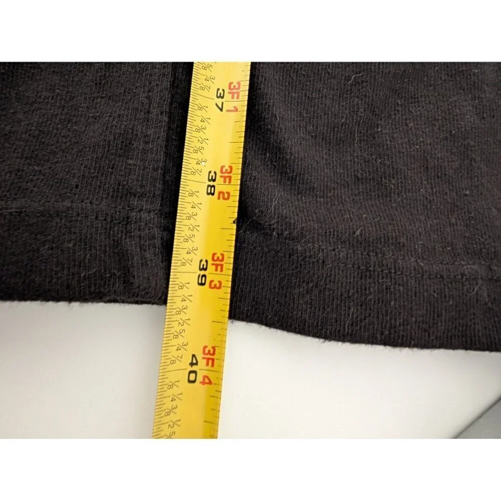 Wilt Wide Leg Pull On Pants Womens Size Large Black 100% Cotton Elastic Waist